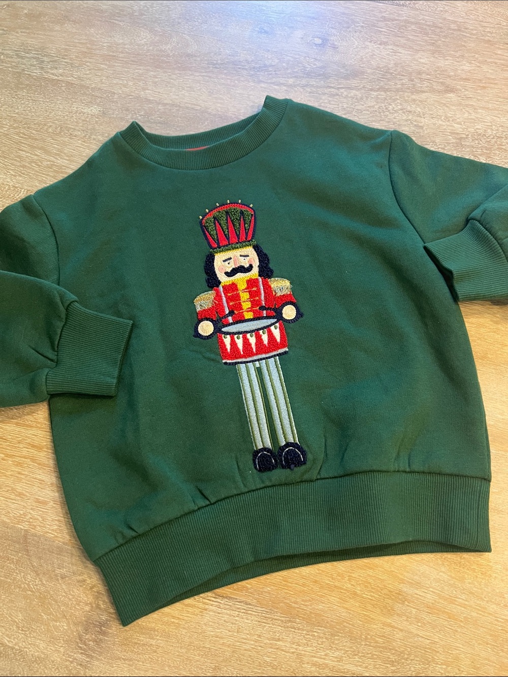 mini Boden boys 2/3 nutcracker sweatshirt NWOT